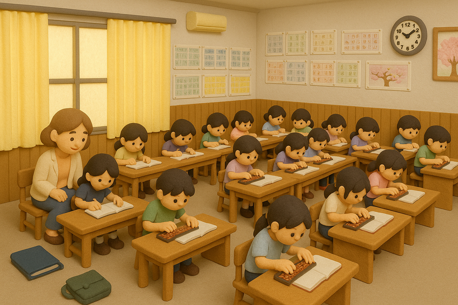 そろばんで育まれる集中力と学習効果の秘密